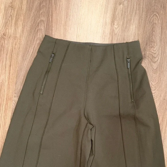 Lululemon Define High-Rise Wide-Leg PantS Luon Olive Green Brown Size XS - Picture 2 of 14